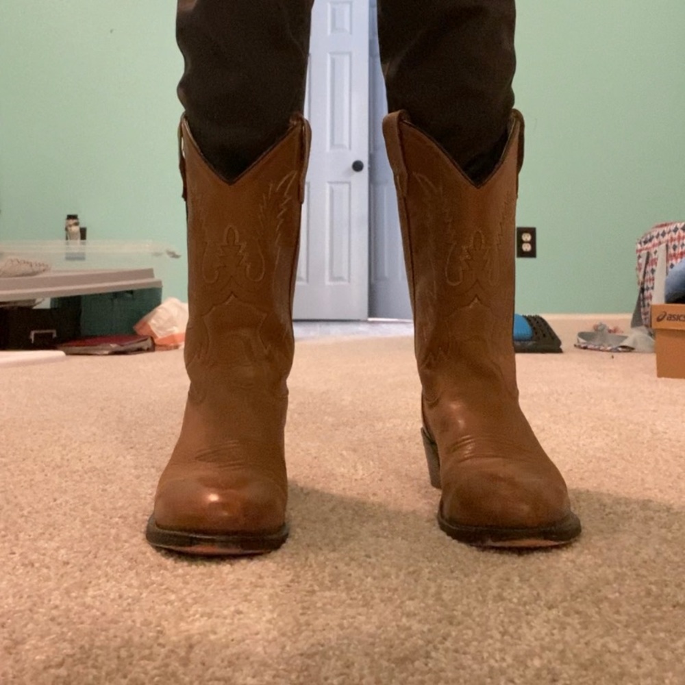 Old West Girls Size 5 Youth Cowboy Boots
